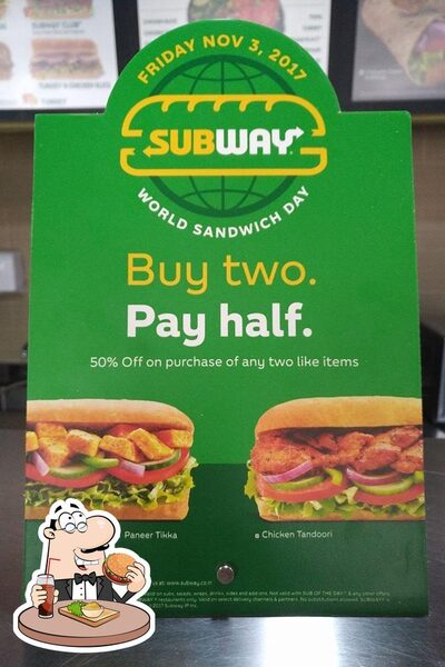 Subway provides a range of options for burger lovers