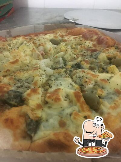 Escolha pizza no Vernazza Pizzaria