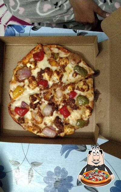 Pick various types of pizza