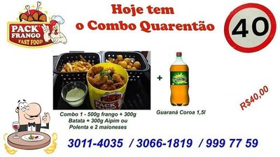 Platos en Pack Frango - Porto Canoa Serra ES