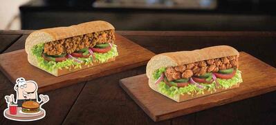 Treat yourself to a burger at Subway