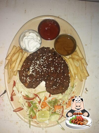 Food at Blue World Bar & Restaurant