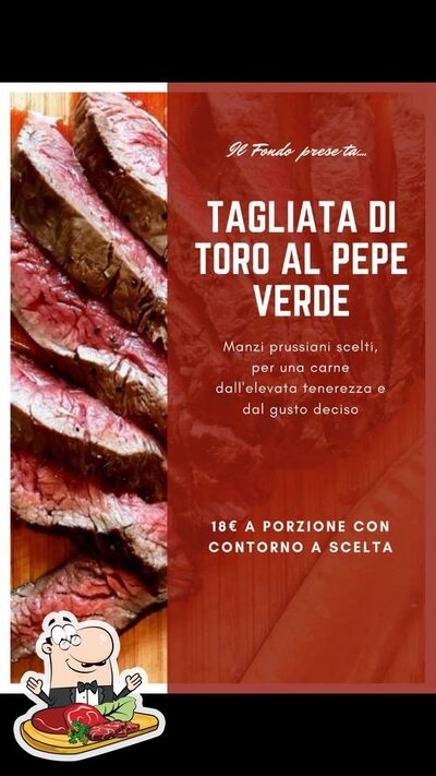 Scegli piatti di carne dal menu
