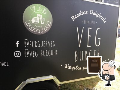 O Veg Burguer oferece um menu de quadro negro