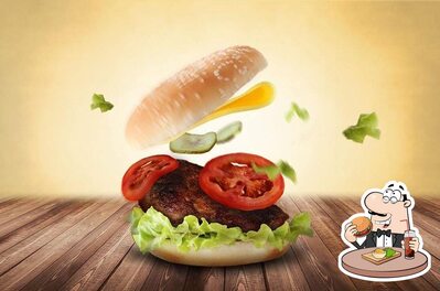 Ordina un hamburger al ristorante con griglia Beef Corner