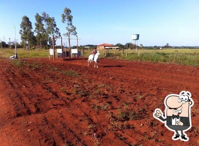 Desfrute da vista da área externa do Restaurante e Conveniência Rancho do Bagual