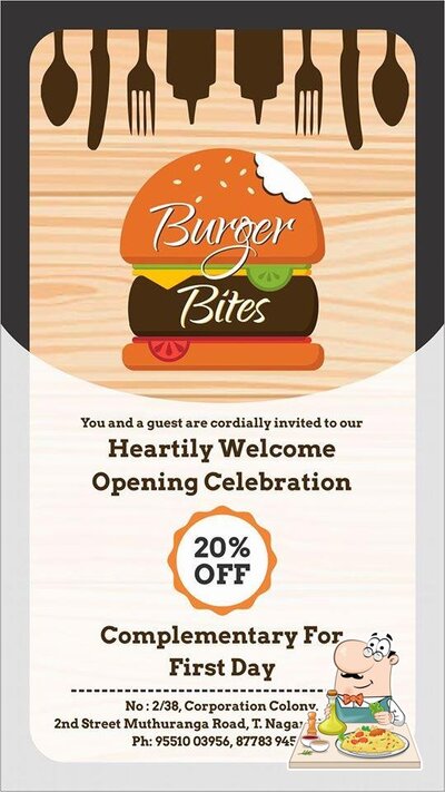 Meals at Burger Bites