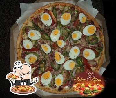 Experimente pizza no Sabor Aipim Lumiar