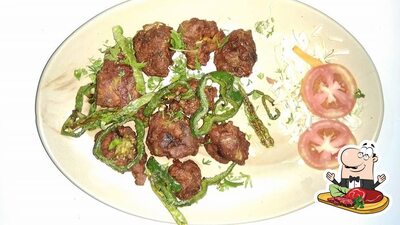 Meat meals are served at Meeting Point Restaurant