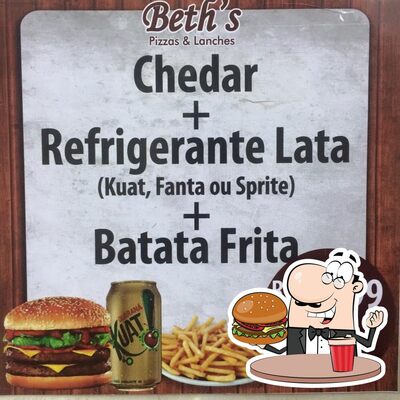 Peça um hambúrguer no Beth Lanches
