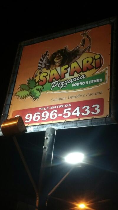 Aqui está a publicidade do Pizzaria Safari Jacumã