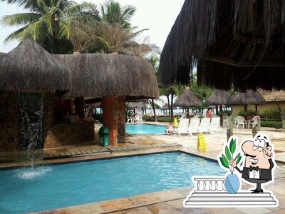 O exterior do Bar da Piscina