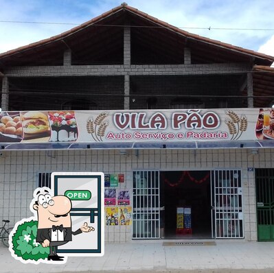 O exterior do Vila Pão - Auto Serviço e Padaria