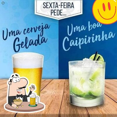 Você pode tomar uma tulipa de cerveja leve ou escura