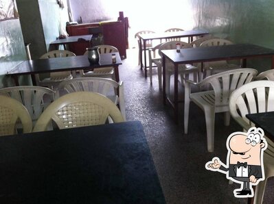 The interior of Karthikeyan Mess