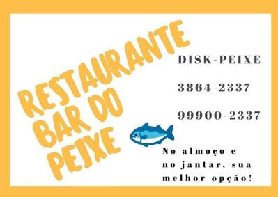O logotipo do Restaurante Bar do Peixe Perdões MG