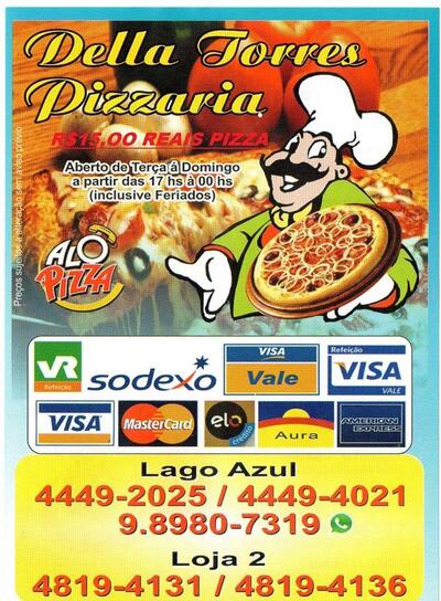 Aqui está a publicidade do DELLA Torres
