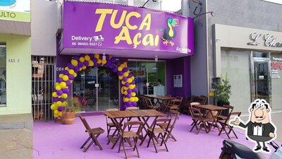 O interior do Tuca Açaí - Açaí em Juara
