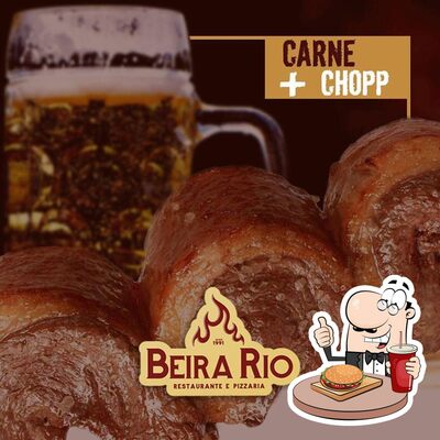 Peça um hambúrguer no Beira Rio Restaurante E Pizzaria