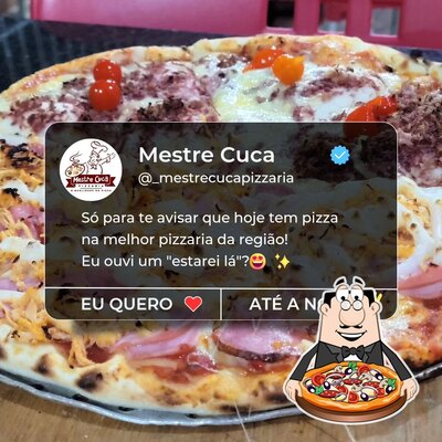 Peça diferentes variedades de pizza