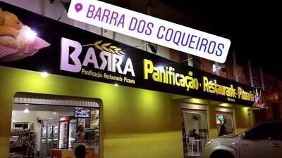 O logotipo do Barra Panificação & Restaurante