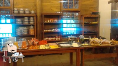 O interior do Lanchonete Ranchinho