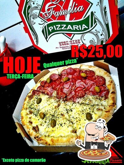 Experimente diferentes variedades de pizza
