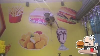 Get a burger at Mr. Burger
