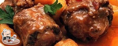 Experimente refeições de carne do menu
