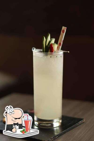 You can enjoy a drink from the menu