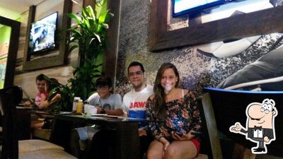 O interior do Healthy & Fun Hamburgueria