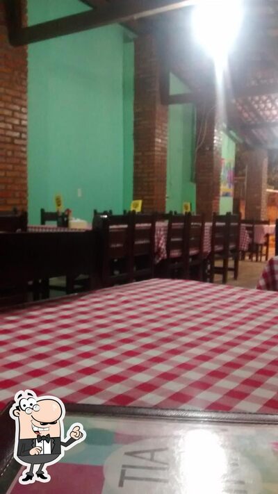 O interior do Restaurante da Tia Mirian