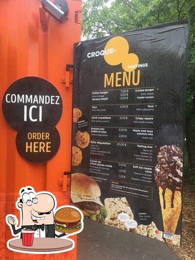 Croque-Insectes sert un évantail d'options pour les amateurs d'hamburgers