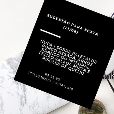Leia as informações sobre o Restaurante da Maria