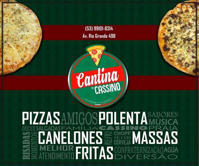 Aqui está a publicidade do Cantina do Cassino