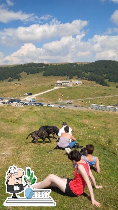 L'area esterna è una caratteristica importante di Malga Lessinia