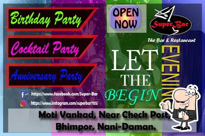 Here’s the advertisement of Super Bar
