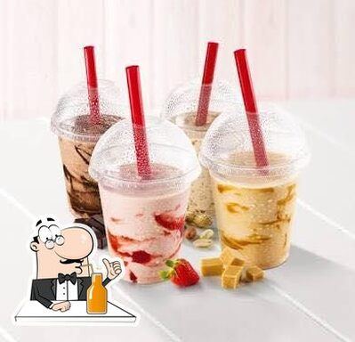 You can order a drink from the menu