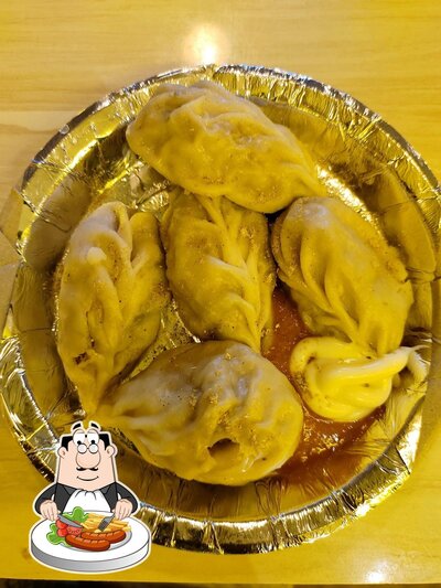 Food at MOMO'S HEAVEN Indian desi Chinese