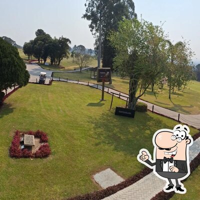 Você pode espairecer no exterior Garden Golfe Restaurante e Eventos