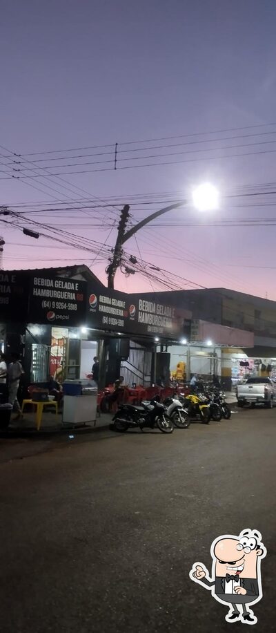 Desfrute da vista da área externa do Bebida gelada e Hambúrgueria R8