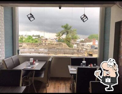 The interior of Satyam Restaurant