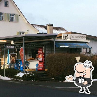 Kiosk Mahlzeit foto