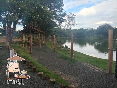Você pode espairecer no exterior Pexe Gordo Pesqueiro e Restaurante