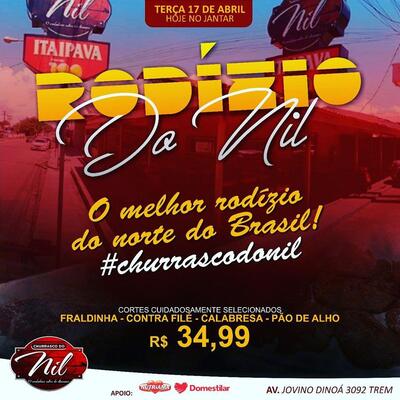 Olhe as informações sobre o Churrasco do Nil Macapá AP