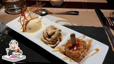 estrobar sert une variété de plats sucrés