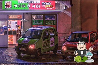 Vous pouvez prendre un bol d'air frais dans l'espace ouvert de Hot Wok