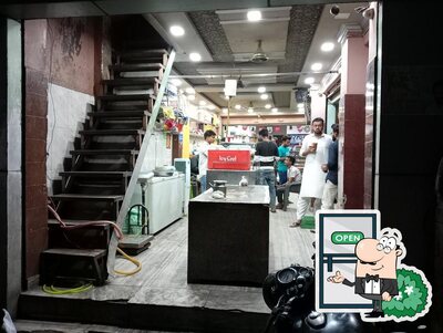Enjoy the view at the outside area of Sunharilal Sweets
