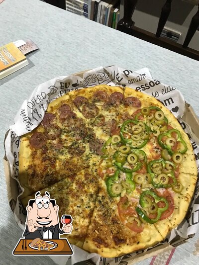 Peça diferentes variedades de pizza