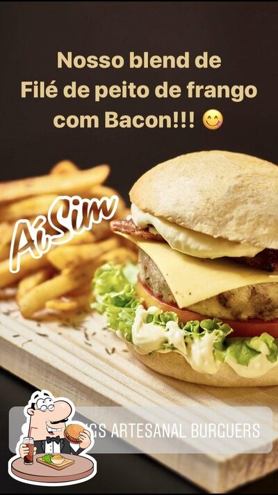 Delicie-se com um hambúrguer no Rafael macedo